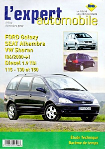 Boek: Ford Galaxy / Seat Alhambra / VW Sharan - Diesel 1.9 TDi (depuis 06/2000) - L'Expert Automobile