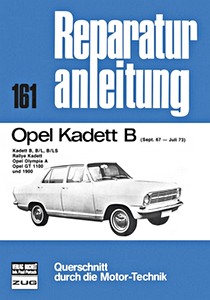 Book: Opel Kadett B (9/1967-7/1973) - Bucheli Reparaturanleitung