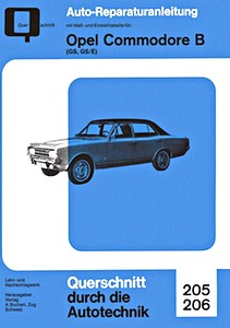 Book: Opel Commodore B - GS und GS/E - Bucheli Reparaturanleitung
