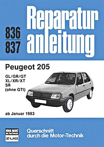 Boek: Peugeot 205 (ab 1/1983) - Bucheli Reparaturanleitung