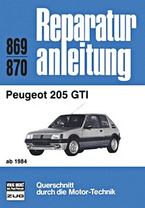 Livre : Peugeot 205 GTI (ab 1984) - Bucheli Reparaturanleitung