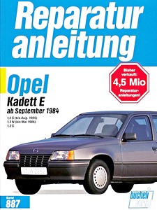 Book: Opel Kadett E - 1.2 und 1.3 (9/1984-5/1986) - Bucheli Reparaturanleitung