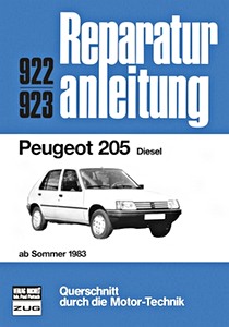 Boek: Peugeot 205 - Diesel (ab Sommer 1983) - Bucheli Reparaturanleitung