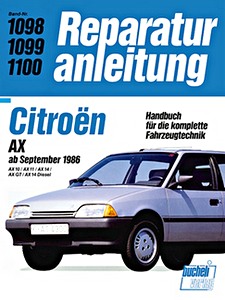 Buch: Citroën AX (ab 09/1986) - Bucheli Reparaturanleitung