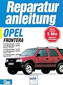 Boek: Opel Frontera A - 2.0, 2.2 und 2.4 Liter Benzinmotoren (12/1992-1998) - Bucheli Reparaturanleitung