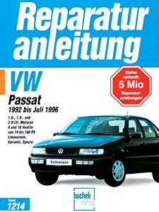 Boek: VW Passat - Benziner (1992-7/1996) - Bucheli Reparaturanleitung