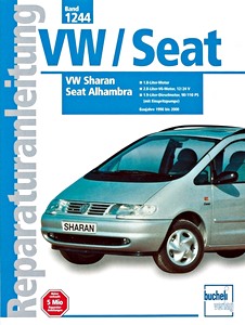 Boek: VW Sharan / Seat Alhambra - 1. 8 Liter / 2.8 Liter V6 / 1.9 Liter Diesel (1998-2000) - Bucheli Reparaturanleitung