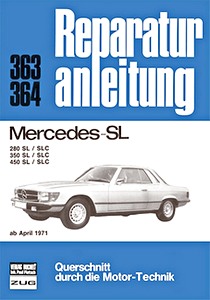 Boek: Mercedes-Benz SL - 280 SL/SLC, 350 SL/SLC, 450 SL/SLC (ab 4/1971) - Bucheli Reparaturanleitung