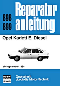 Book: Opel Kadett E - Diesel (9/1984-1986) - Bucheli Reparaturanleitung
