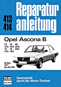 Livre : [0413] Opel Ascona B - 12, 16, 19S (12/1977-7/1981)