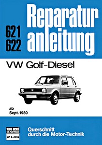 Livre : VW Golf Diesel (ab 9/1980) - Bucheli Reparaturanleitung