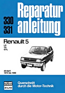 Książka: [0330] Renault 5 - LS, TS, GTL (4/1974-1980)