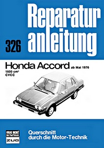 Book: Honda Accord - 1600 CVCC (ab 5/1976) - Bucheli Reparaturanleitung