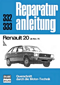 Livre: [0332] Renault 20 - L, TL, GTL (ab 11/1975)