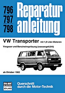 Boek: [0796] VW Transporter - 1.9 L Benzin (ab 10/1982)