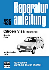 Book: Citroën Visa - Special, Club - Boxermotor (ab 9/1978) - Bucheli Reparaturanleitung