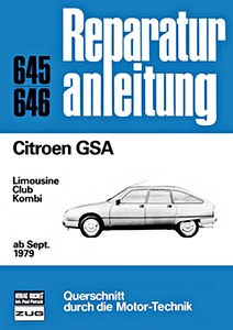 Livre : [0645] Citroen GSA (ab 9/1979)