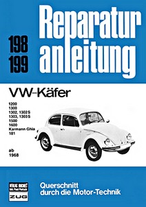 Buch: [0198] VW Kafer, Karmann Ghia, 181 (ab 1968)