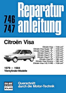 Book: Citroën Visa - Vierzylinder-Modelle (1979-1984) - Bucheli Reparaturanleitung