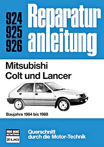Boek: Mitsubishi Colt, Lancer (1984-1988) - Bucheli Reparaturanleitung