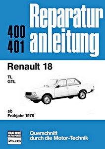 Książka: [0400] Renault 18 - TL, GTL (ab Fruhjahr 1978)