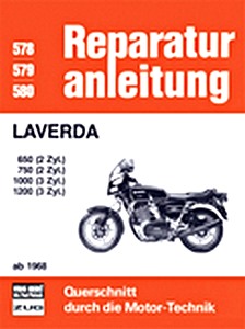 Livre : Laverda 650 und 750 (2 Zylinder) / 1000 und 1200 (3 Zylinder) - Bucheli Reparaturanleitung