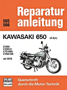 Livre : [0565] Kawasaki 650 (4 Zyl.) (ab 1976)
