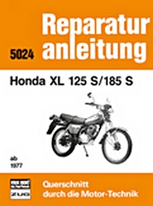 Livre : Honda XL 125 S, XL 185 S (ab 1977) - Bucheli Reparaturanleitung