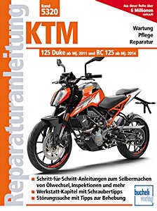 Livre: [5320] KTM 125 Duke (ab MJ 2011), RC 125 (ab MJ 2014)