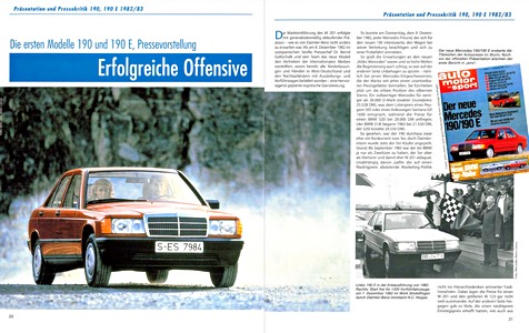 Seiten aus dem Buch Mercedes 190 - Modellgeschichte, Kaufberatung (1)
