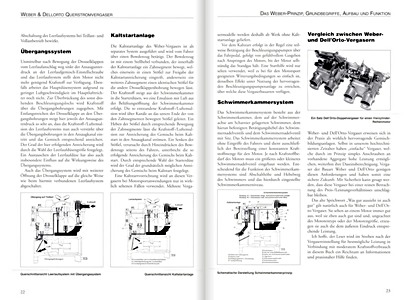 Bladzijden uit het boek Praxishandbuch Weber & Dellorto Querstromvergaser (1)