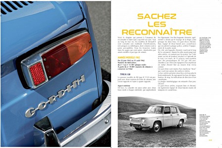 Bladzijden uit het boek Le Guide de Le Guide de la Renault 8 Major, R8 S et Gordini (1)