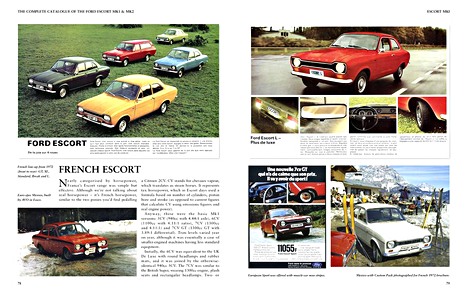 Pages of the book Complete Catalogue of the Ford Escort Mk1 & Mk2 (1)