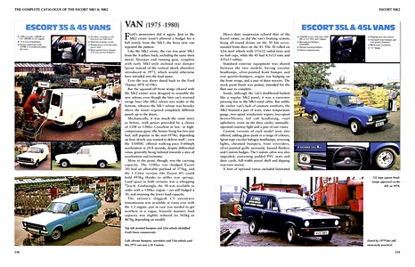 Pages of the book Complete Catalogue of the Ford Escort Mk1 & Mk2 (2)
