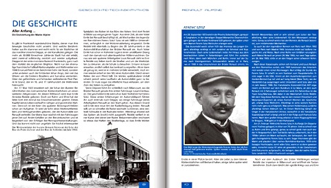 Seiten aus dem Buch Renault Alpine - Geschichte - Technik - Mythos (1)