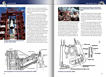 Bladzijden uit het boek SOS im Weltraum - Menschen, Unfalle, Hintergrunde (2)