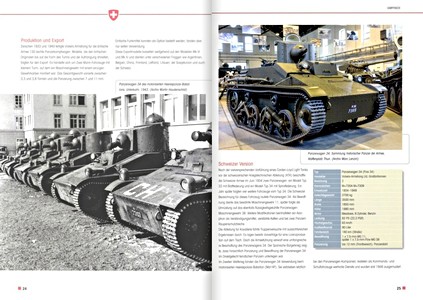 Seiten aus dem Buch Panzerfahrzeuge der Schweizer Armee - seit 1921 (1)