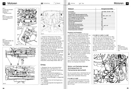 Pages of the book [1303] Opel Corsa C - Benziner (2000-2006) (1)