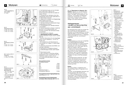 Pages of the book [1311] Skoda Octavia II Benziner (ab MJ 2004) (1)