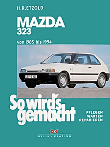 Okładka instrukcji napraw Mazda 323 (1985-1994)