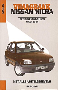 Boek: Nissan Micra - benzinemodellen (1992-1994)