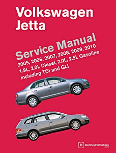 Omslag werkplaatshandboek Volkswagen Jetta (A5) - gasoline and diesel (2005-2010) (USA) - Bentley Official Service Manual