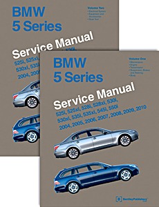 Cover repair manual BMW 5 Series (E60, E61) - 525i/xi, 528i/xi, 530i/xi, 535i/xi, 545i, 550i (2004-2010) (USA) - Bentley Service Manual