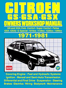 Werkplaatshandboek: Citroën GS, GSA, GSX (1971-1981)