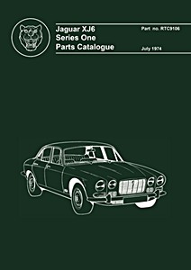 Buch: Jaguar XJ6 Series 1 (1968-1973) - Parts Catalogue