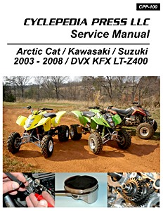 Repair manual: Arctic Cat DVX 400 (2004-2006) / Kawasaki KFX 400 (2003-2007) / Suzuki LT-Z 400 (2003-2008)