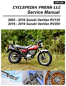 Repair manual: Suzuki RV 125 VanVan (2003-2016) and RV 200 VanVan (2016-2019) (2003-2019)