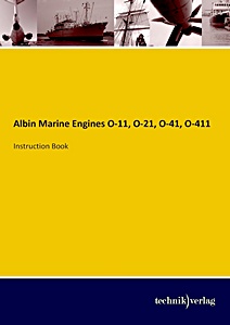 GTEV51490 Werkstatthandbuch: Albin O-11, O-21, O-41, O-411 Marine Engines - Instruction Book