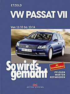 SW157VW Umschlag Reparaturhandbuch VW Passat VII - Benziner und Diesel (11/2010-10/2014)