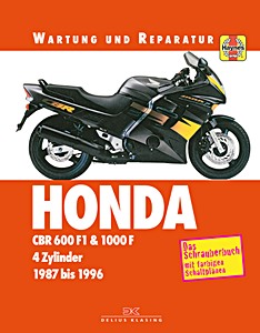 Portada manual Honda CBR 600 F & CBR 1000 F - 4 Zylinder (1987-1996)